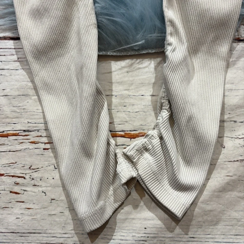 ALO YOGA Goddess Neutral Fair Isle Prism Leggings Low Rise Sz S